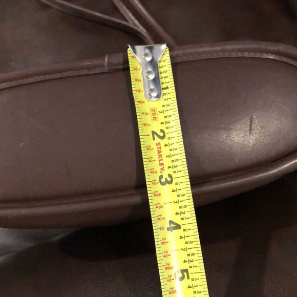 COACH Bleeker Brown Leather Bucket Duffle Feeder Crossbody Shoulder Bag 9816 - Picture 5 of 16